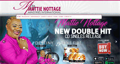 Desktop Screenshot of mattienottage.org